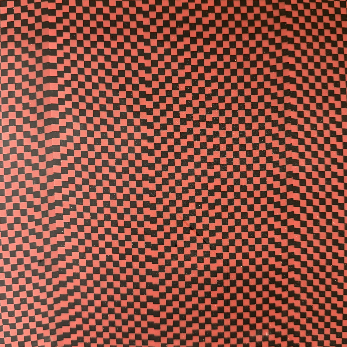 Red Check Mazzucchelli Cellulose Acetate Sheet