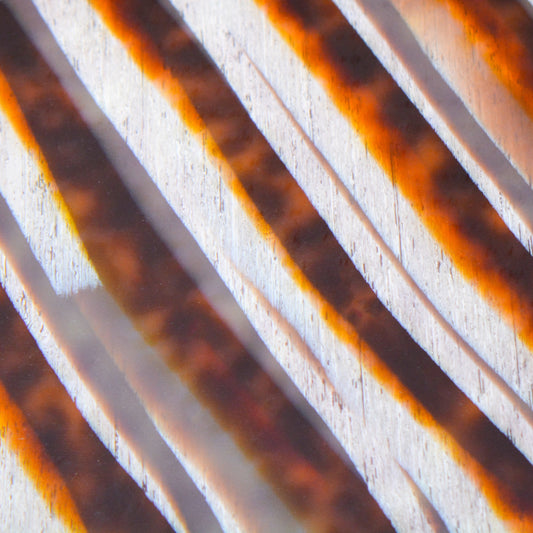 Amber Stripe Mazzucchelli Cellulose Acetate Sheet