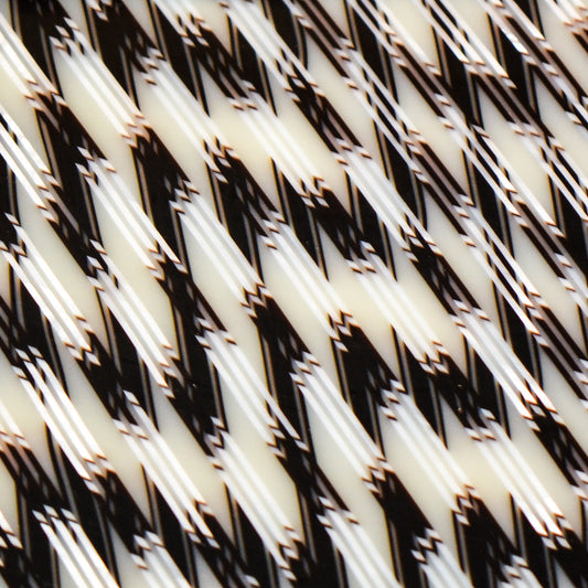 Ivory Dash Mazzucchelli Cellulose Acetate Sheet