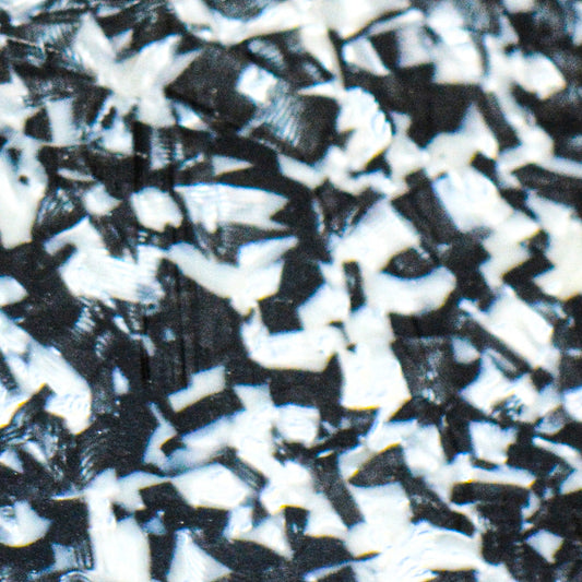 Black and White Mazzucchelli Cellulose Acetate Sheet