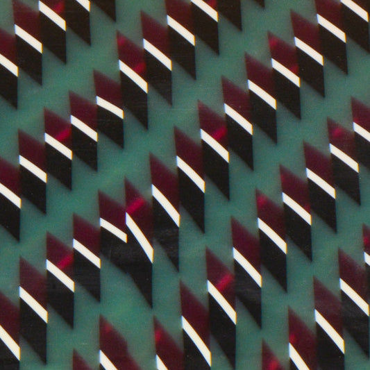 Emerald Zigzag Mazzucchelli Cellulose Acetate Sheet