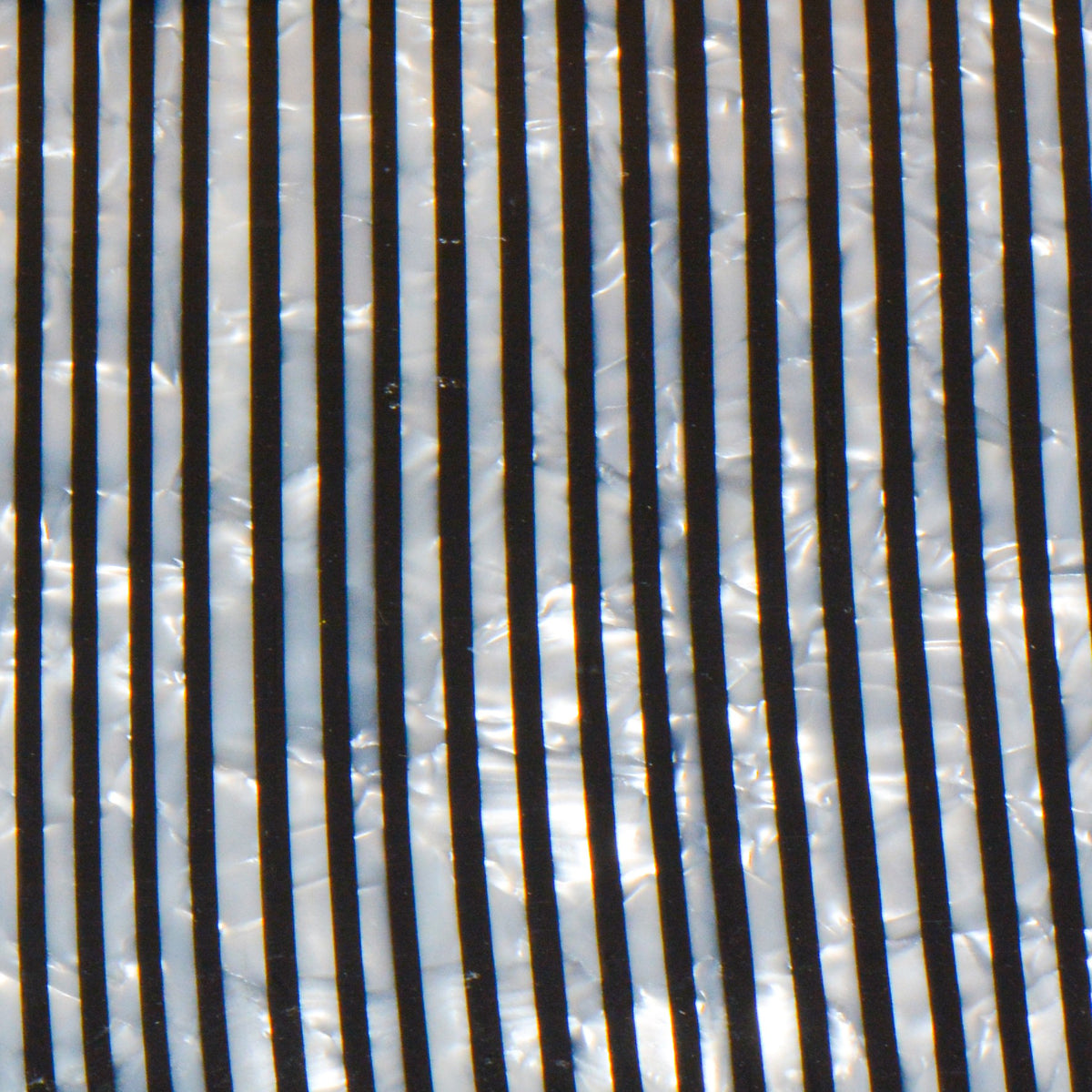Silver Pinstripe Mazzucchelli Cellulose Acetate Sheet