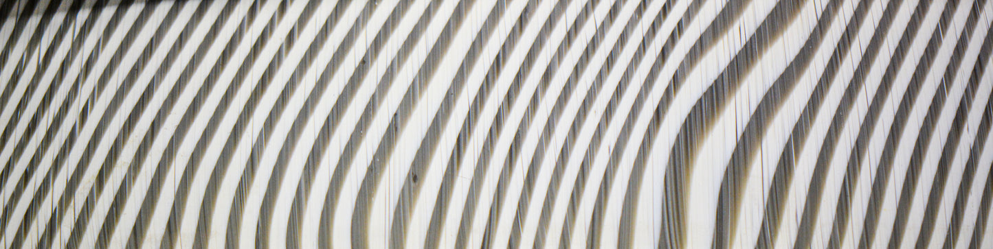Ivory Stripe Mazzucchelli Cellulose Acetate Sheet