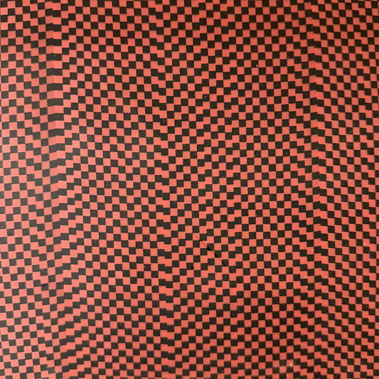 Red Check Mazzucchelli Cellulose Acetate Sheet