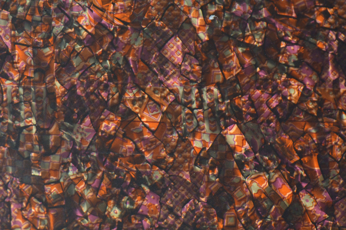 Copper Mosaic Mazzucchelli Cellulose Acetate Sheet
