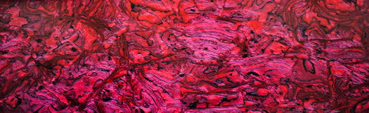 Red Marbled Mazzucchelli Cellulose Acetate Sheet