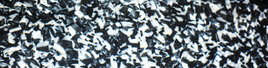 Black and White Mazzucchelli Cellulose Acetate Sheet