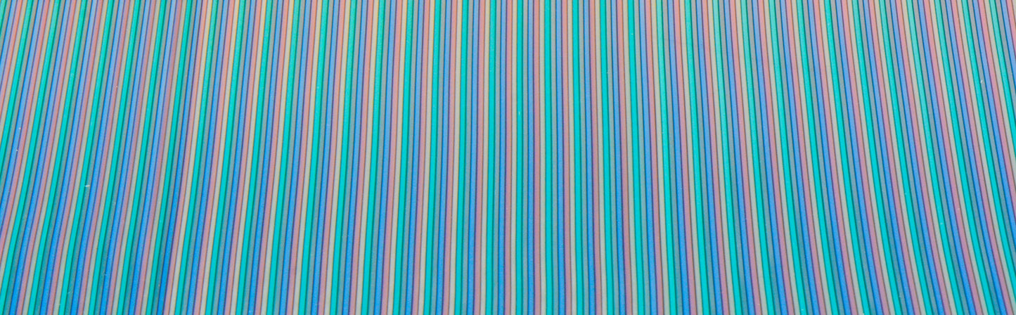 Rainbow Striped Mazzucchelli Cellulose Acetate Sheet